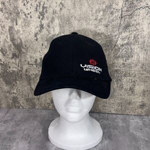 Vision Wheel Black Adjustable OS Trucker Snapback Cap
